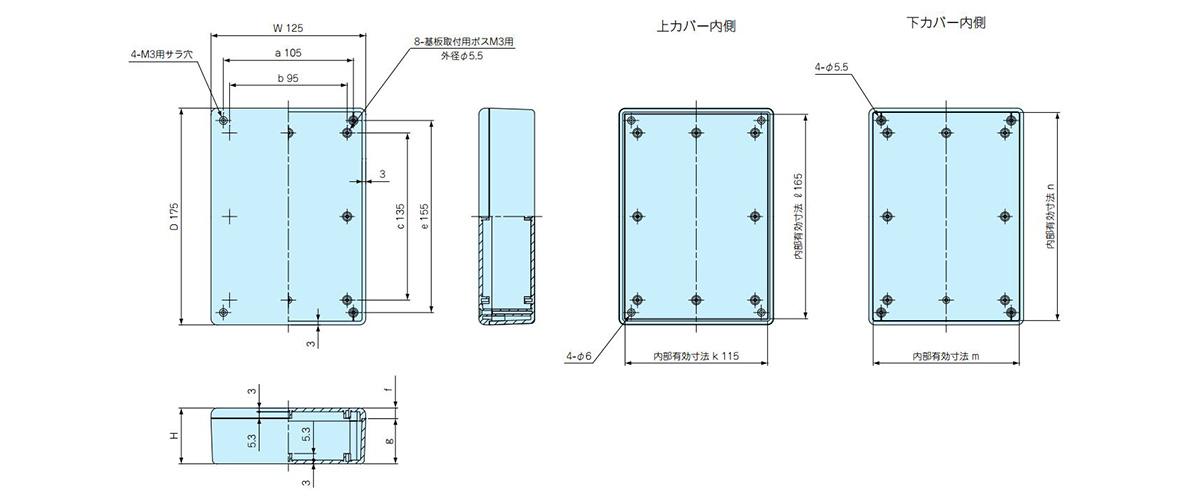 TW13-5-18B | TW汎用型プラスチックケース | タカチ電機工業 | MISUMI-VONA【ミスミ】