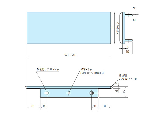 SL型アルミサッシケース | タカチ電機工業 | MISUMI(ミスミ)
