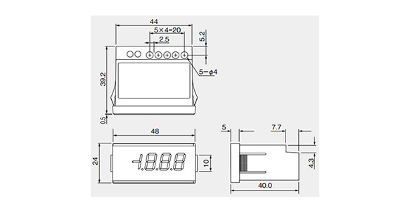 A2120-13 | 直流電圧・電流計 A2100（A2000シリーズ） | 渡辺電機工業 ...