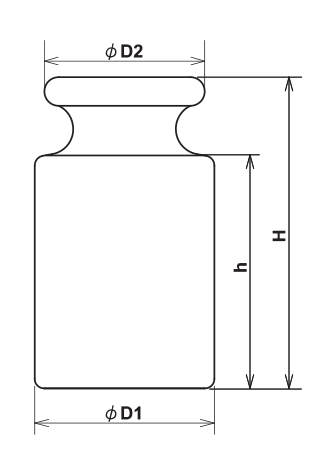 20G-OIML-E2 | OIML型標準分銅 円筒型・板状 | 村上衡器 | MISUMI(ミスミ)