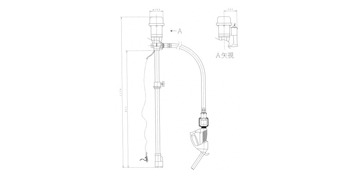 電動式ドラムポンプ FA-100シリーズ | アクアシステム | MISUMI-VONA【ミスミ】