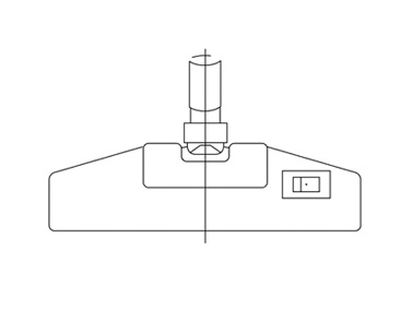 床ブラシ 320mm×185mm