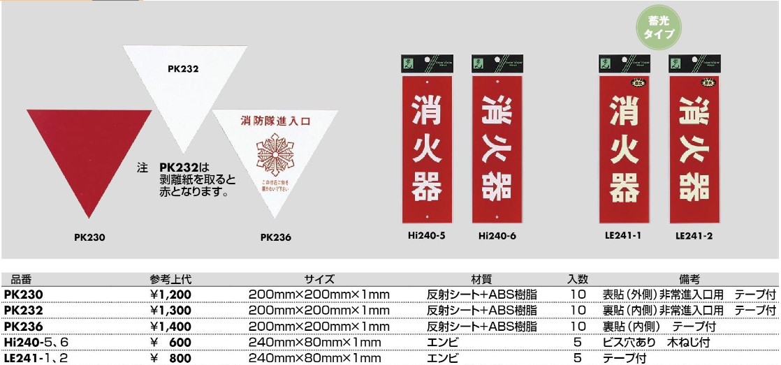 高輝度蓄光避難口標識 日本緑十字社 蓄光LE-1804 非常口 古典