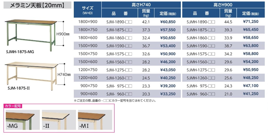 山金工業:ワークテーブル バイス専用タイプ H900mm SZMVH-1875-MI