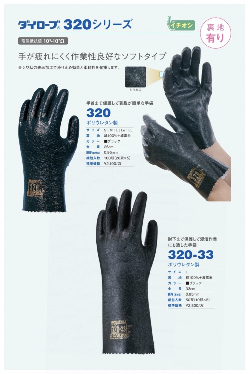 耐寒用手袋 M TS-EBMWP 1-7970-02 - 2