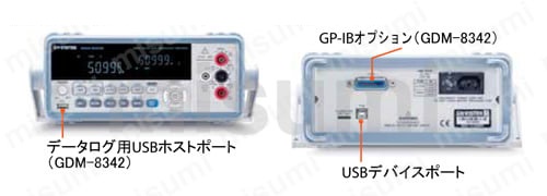 GDM-8341 | デュアル表示デジタルマルチメータ GDM-834Xシリーズ | テクシオ・テクノロジー | MISUMI(ミスミ)