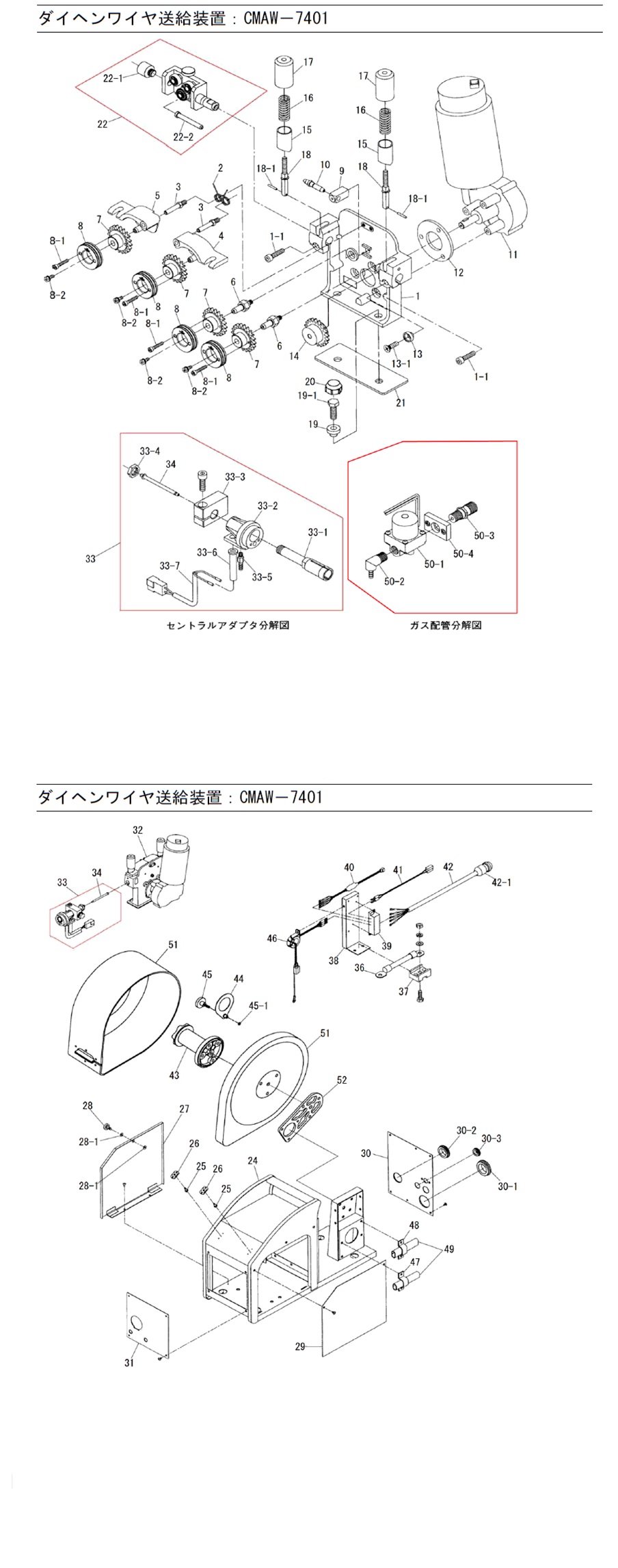 ワイヤ送給装置 CMAW-7401用 | ダイヘン | MISUMI(ミスミ)