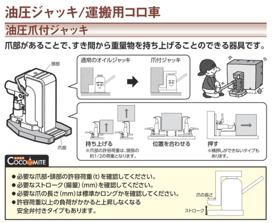 ダイキ ダイキ2段式ミニジャッキサイドレバー10tクリーンルーム仕様 ダイキ MISUMI(ミスミ)