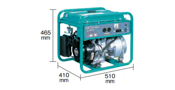 オープン型発電機 交流専用 2 2kva 2 6kva デンヨー Misumi Vona ミスミ