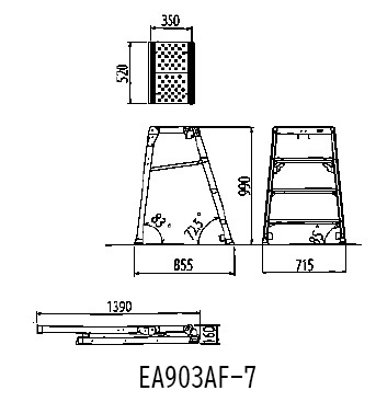 EA903AF-7 | 踏台（アルミ製） | エスコ | MISUMI(ミスミ)
