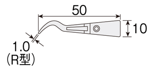 ESDチップ P-612S-1 外形図01