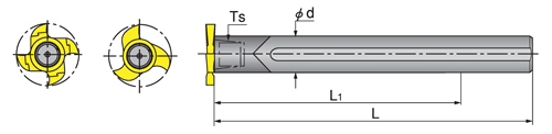 マルチマスター MM GRT（面取り用ホルダー） MM TS（T溝加工用ホルダー 