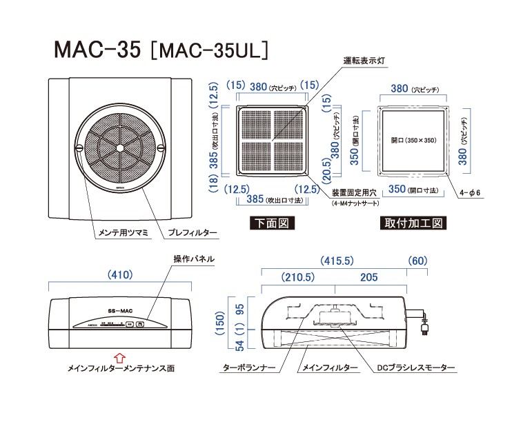 クリーンボックス SS-MACシリーズ | ケニス | MISUMI(ミスミ)
