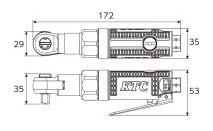 JAR353 | 9.5sq.ミニ型ミニラチェ | ＫＴＣ（京都機械工具） | ミスミ 