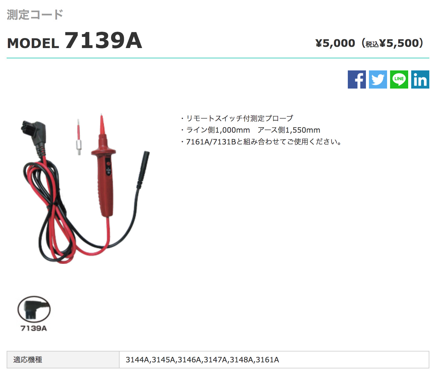 KYORITSU リモートスイッチ付測定プローブ | 共立電気計器 | MISUMI-VONA【ミスミ】