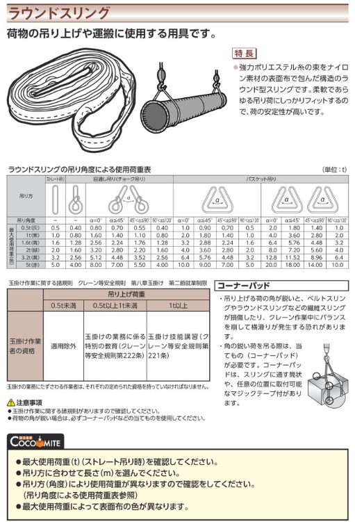 ロックスリング ソフター N 0.5T(灰)×5.5m 明大 MISUMI(ミスミ)