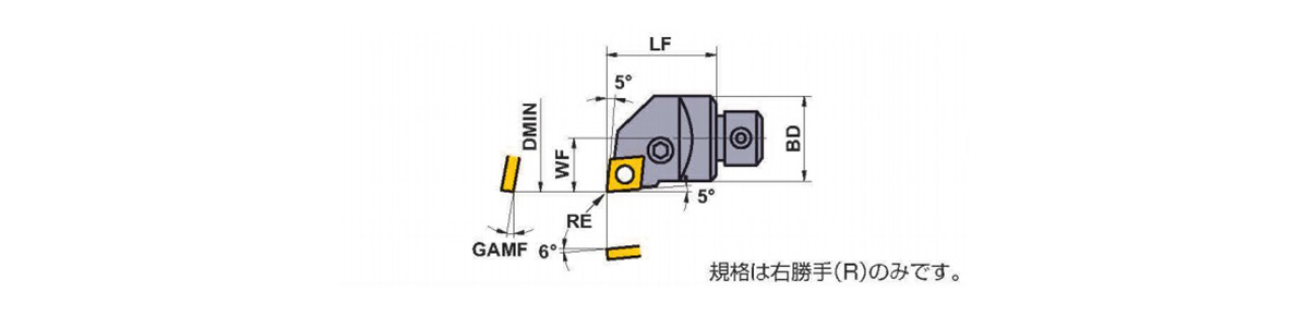 D形ボーリングヘッド CN インサート対応 | 三菱マテリアル | MISUMI 
