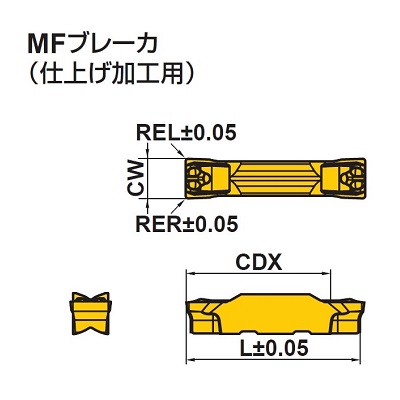 GY2M0200D020N-MM-VP10RT | 三菱マテリアル・GYホルダ・溝入れ・突っ切り用チップ | 三菱マテリアル | MISUMI