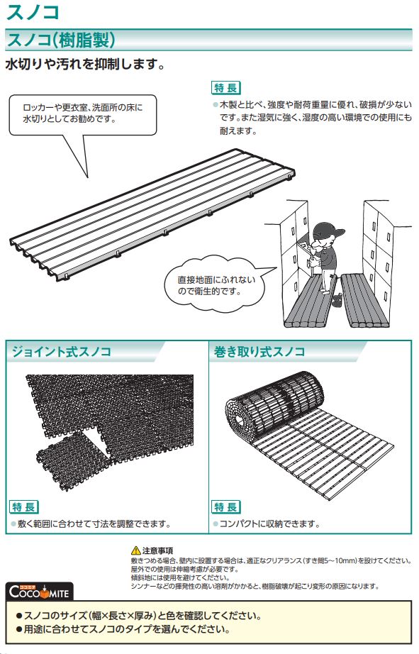 TRUSCO中山 TRUSCO 巻取式スノコ 600×3000mm ブルー TR-30BL-N 1巻