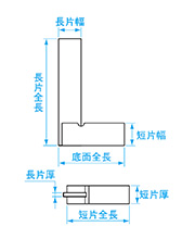 台付直角定規 JIS1級相当品（焼入） | 新潟精機（SK） | MISUMI-VONA 
