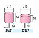 軸付砥石（パック品） 424タイプ外形図-2