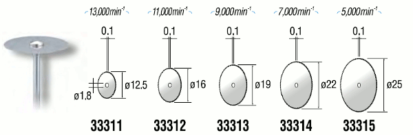 精密スチールカッター ノコ刃:関連画像