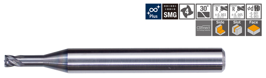 MHRSH430RSF 無限コーティングプレミアムPlus 4枚刃ロングネックラジアスエンドミル | 日進工具 | MISUMI(ミスミ)