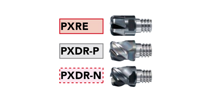 フェニックスシリーズヘッド交換式エンドミル3枚刃ボールタイプ PXM PXBE 選定サポート5