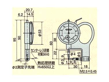 尾崎製作所 P-3 パイプゲージ PEACOCK ピーコック :P-3-ozk:ホクショー