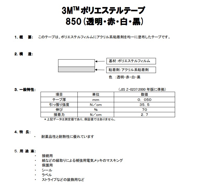 3M 難燃性ポリエステルテープ 1350黄色 25mmX66m 1350FY-1 25 tigAIvAcZw, 材料、部品 -  centralcampo.com.br