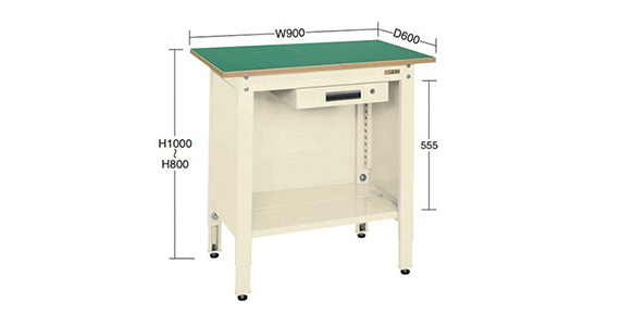 軽量高さ調整作業台ＴＫＫ８タイプ TKK8-156F【代引き不可