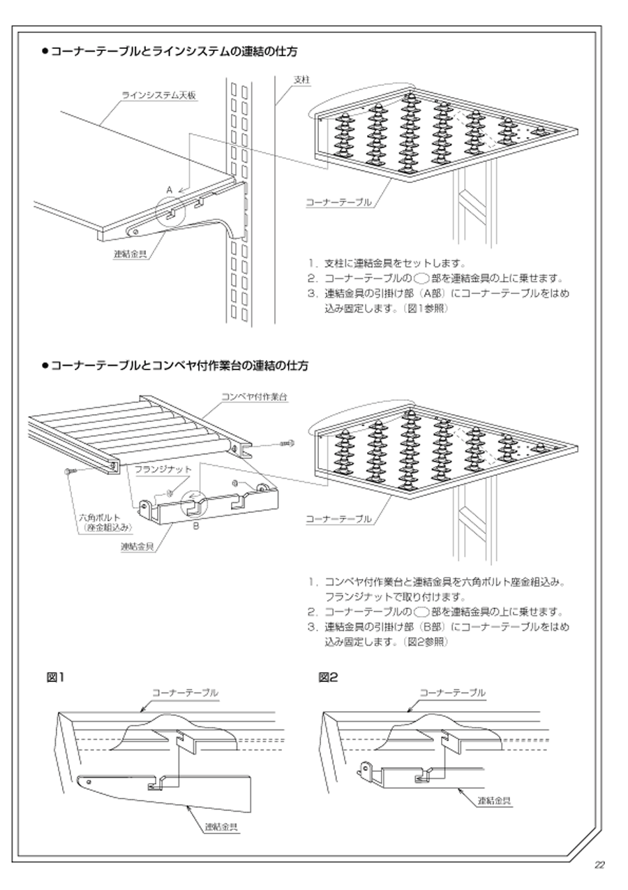 軽量高さ調整作業台ＴＫＫタイプ（移動式）　ＴＫＫ６−１５７ＦＪＣＩＶ - 3