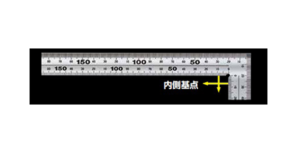 厚手広巾タイプ（型番：11215写真参照） 内目盛がついている（型番：11215のみ）。