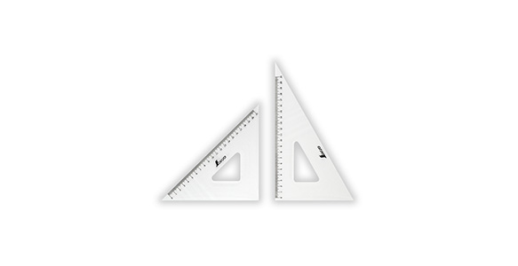 三角定規 アクリル製 | シンワ測定 | MISUMI(ミスミ)