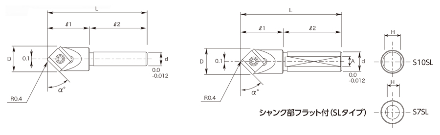 スーパー面取丸 零～ZERO～ 自動盤用 MTMS 外形図