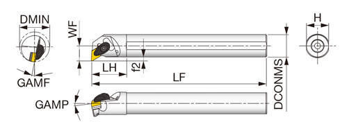 タンガロイ 内径用TACバイト A25R-ADUNR15-D320-surizorg.com