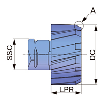 貫通穴用リーマヘッド HRM-BL 外形図-1