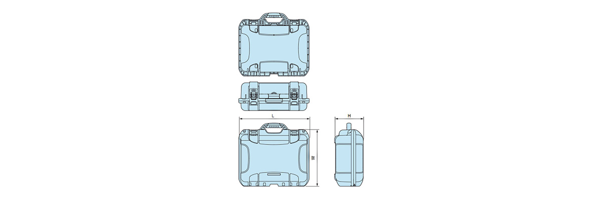 NK型防水キャリングケース（内装スポンジ無し） | タカチ電機工業 