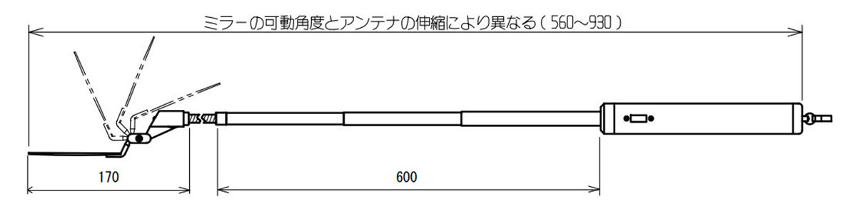 TT-L | 伸縮ライト付点検鏡 TT-L | トラスコ中山 | ミスミ | 229-6225