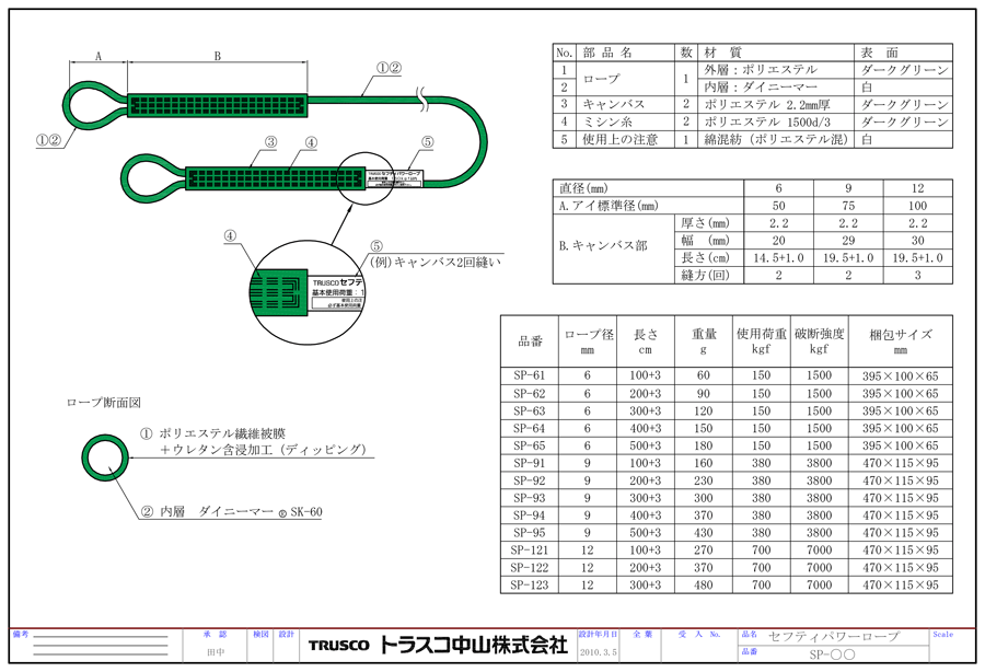 水本機械 ワイヤーロープ 7×7 SUS304 W7-0.27 200m - 5