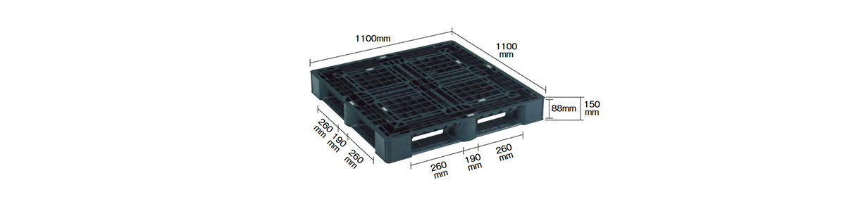 3Aプラスチックパレット 色選択不可 グレー サイズ1.2×1m 緑青黒 高さ13.5cm位 最大48%OFFクーポン 緑青黒