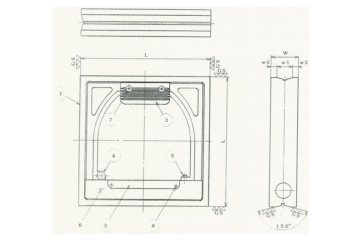 TRUSCO(トラスコ) 角型精密水準器 B級 寸法200×200 感度0.02 TSL-B2002-