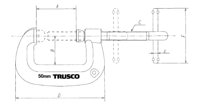 TSC-50 | ステンレスシャコ万力（バーコ型） | トラスコ中山 | ミスミ | 234-1255