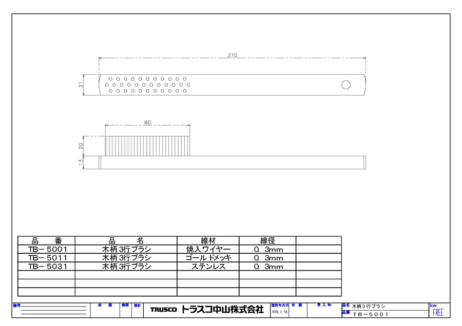 楽天1位】 トラスコ中山 株 TRUSCO 除電ブラシソフト L TJB-SL 期間