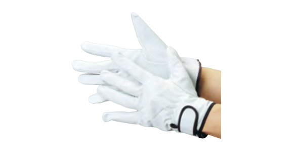 マジック式手袋豚本革製 型番：JK-717-LL