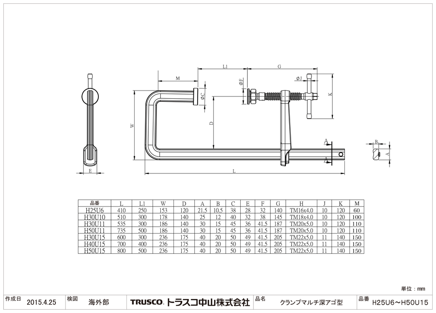 暖色系 TAIYO 高性能油圧シリンダ 70H-8R1CB80AB150-ABAH2-L