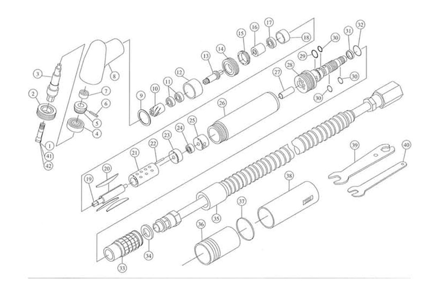 ベッセル エアーマイクログラインダーGTMG35-12CC GT-MG35-12CC :oj21