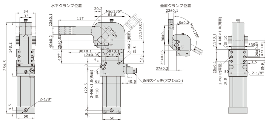 パワークランプシリンダ JCKシリーズ AirTAC（エアタック） MISUMI(ミスミ)