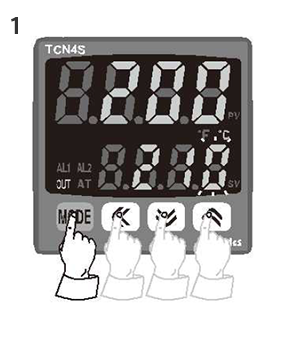 TCN4L-24R | 2段表示実用型 PID制御温度調節器 TCNシリーズ | AUTONICS 