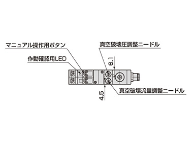 公式日本 CKD セルバックス真空エジェクタ16mm幅 VSKM-S62218-3 | www